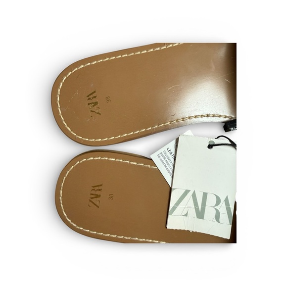 Zara Brown Slide Women’s Sandals - EU Size 38 - Picture 6 of 11